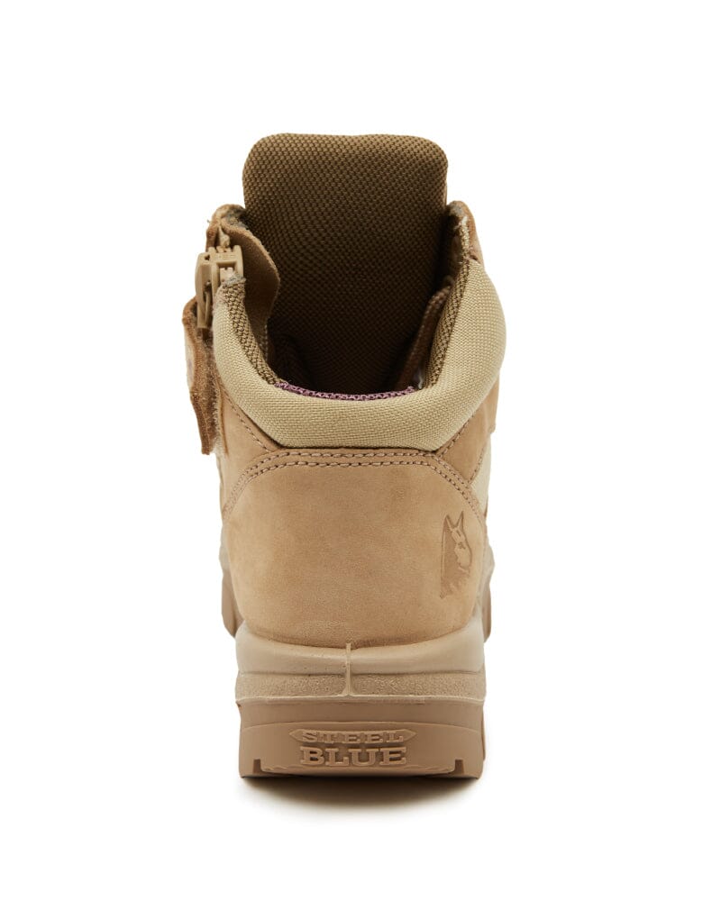 Ladies Parkes Zip Side Composite Safety Boot - Sand