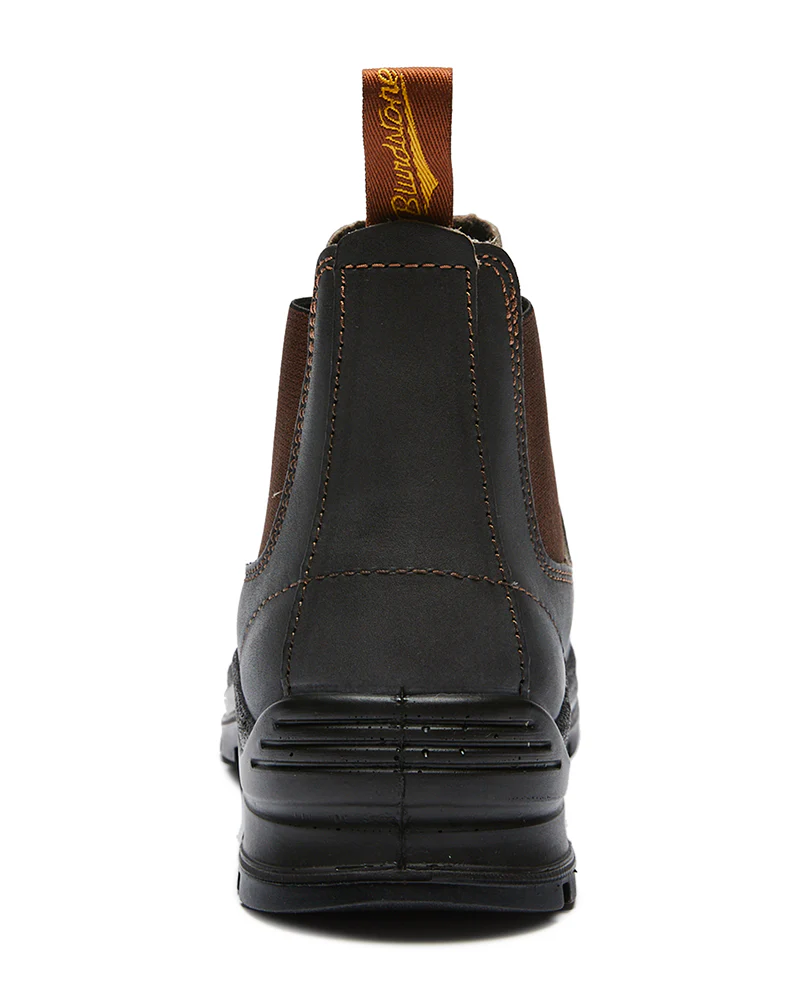 Style 400 Unisex Elastic Sided Non-Safety Boot - Brown