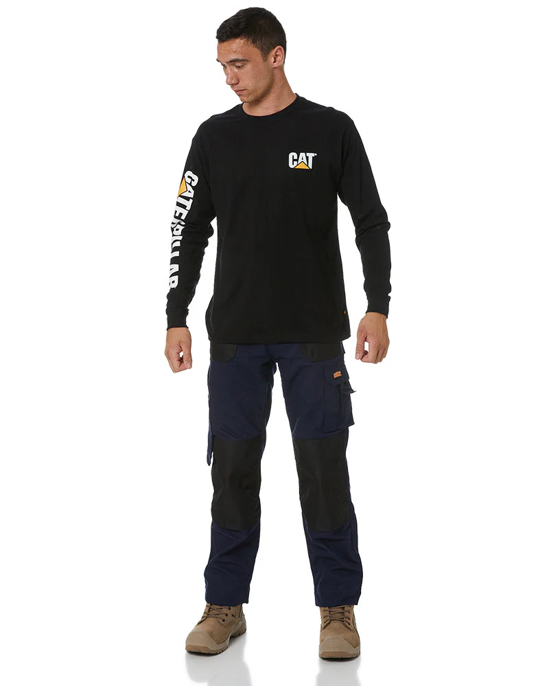 Trademark Banner LS Tee - Black