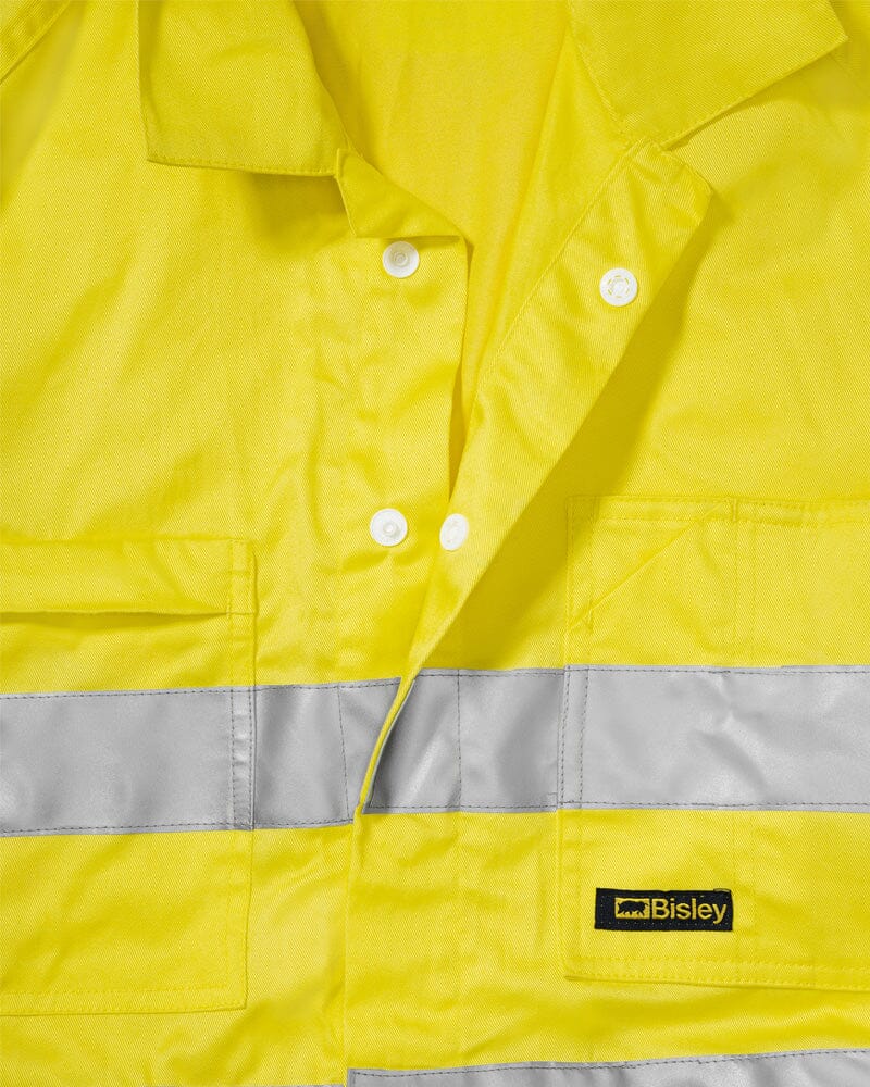 Taped Hi Vis Lightweight Coverall * - Yellow/Navy