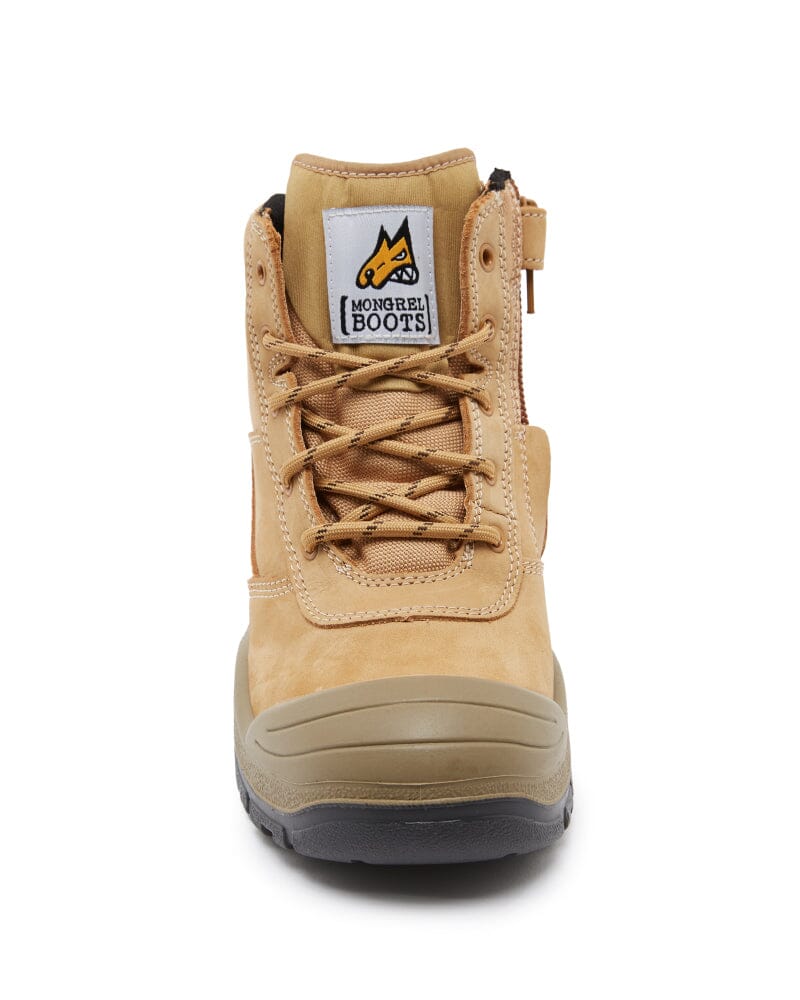 461 Zipsider Safety Boot with scuff cap - Wheat