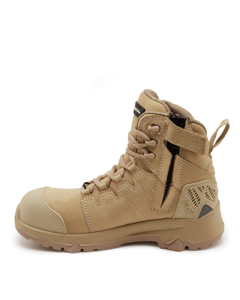 Octane 2.0 Zip Side Safety Boot - Sand