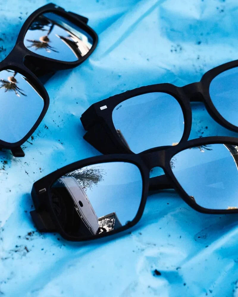 Kenneth Safety Glasses - Matte Black/Silver Mirror