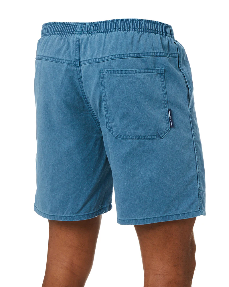 Ruggers Pigment Dyed Elastic Waist Short - Morrocan Blue