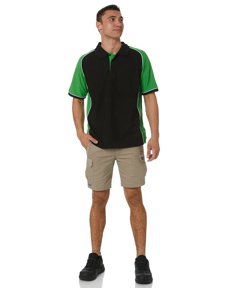 Nitro Polo - Black/Green/White