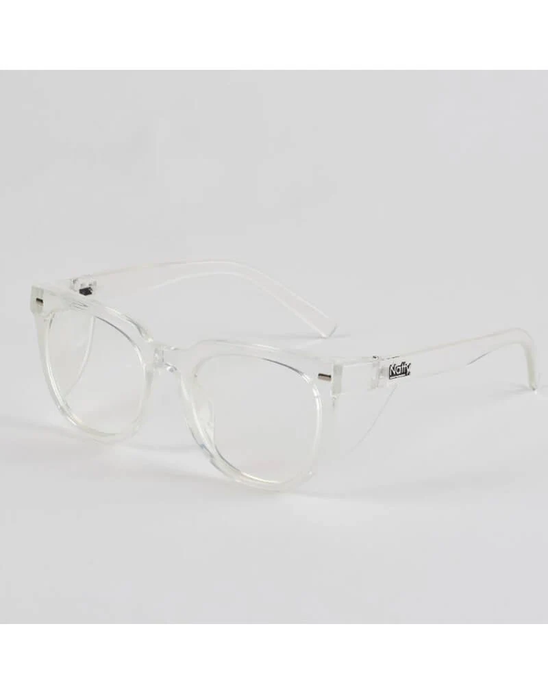Roys Clear Frame Safety Glasses - Clear