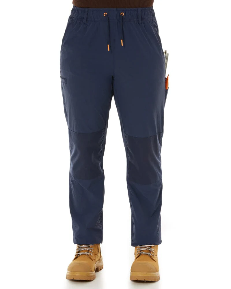 Tradies Womens Z-Lite Comfort Pant 2 Value Pack - Navy