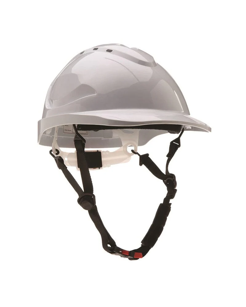 4 Point Hard Hard Chin Strap - Black