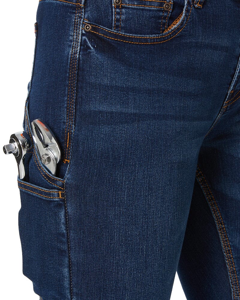 Womens Taped Jegging - Indigo