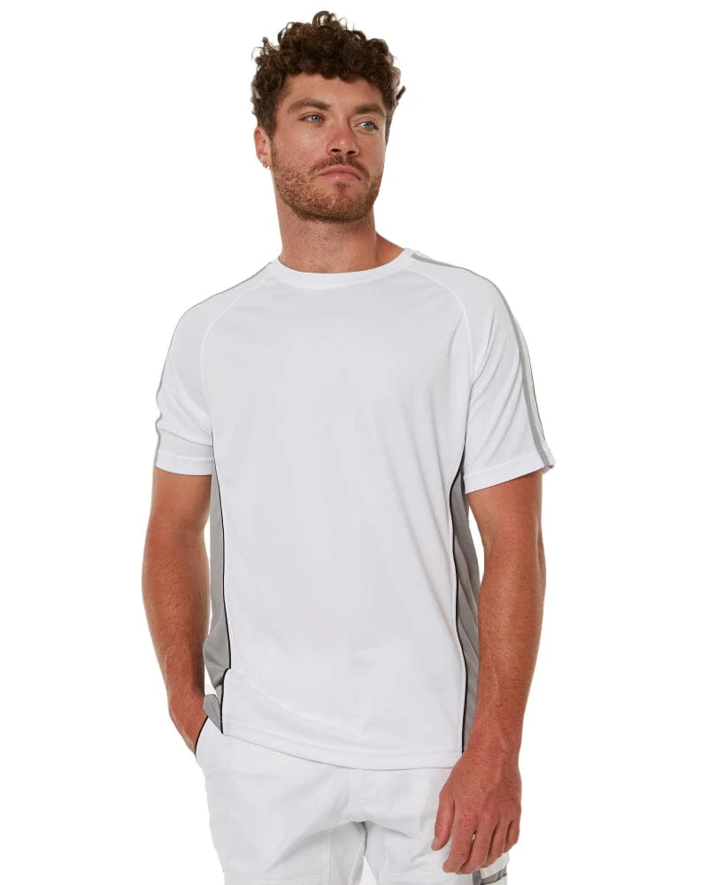 Painters Contrast Tee - White