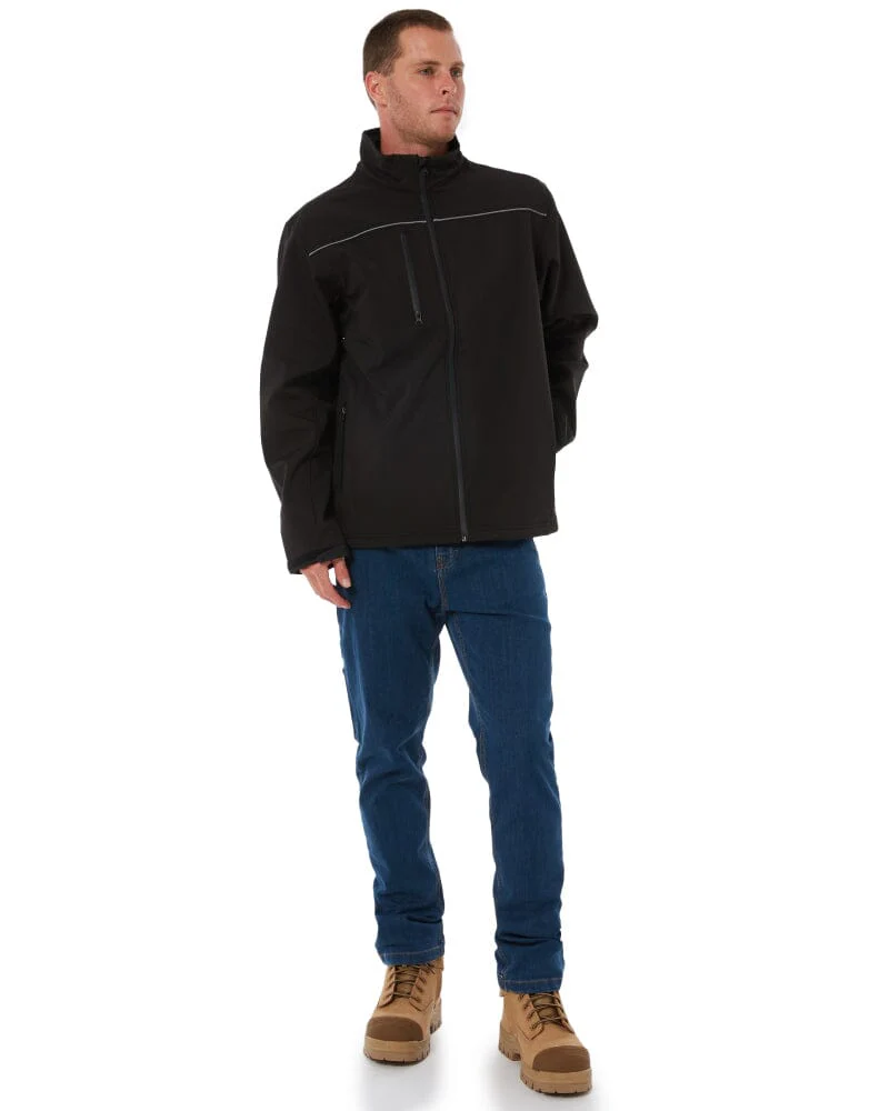 Mens Soft Shell Jacket - Black