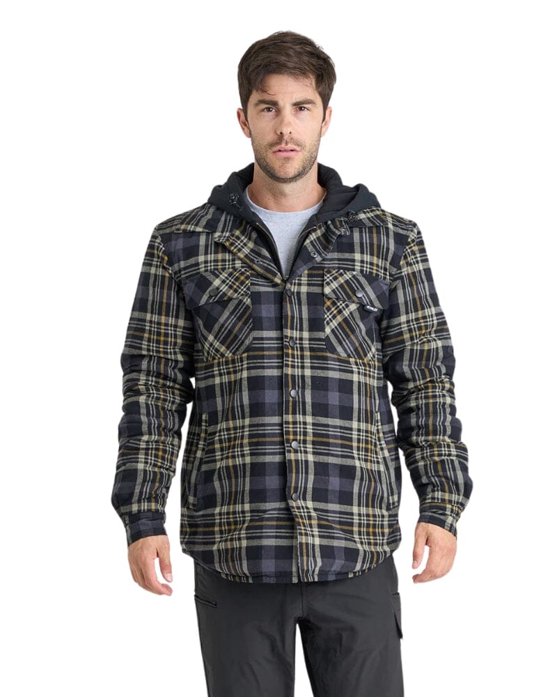 Quilted Flannel Jacket - Grey