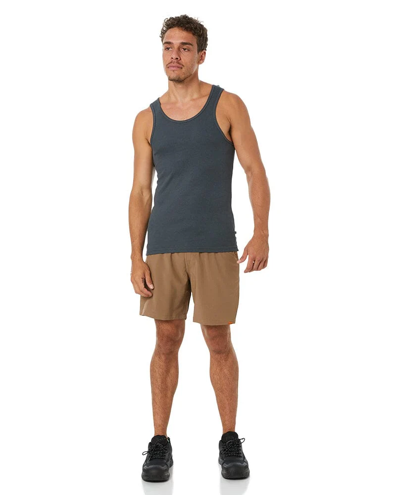 Bamboo Singlet - Slate