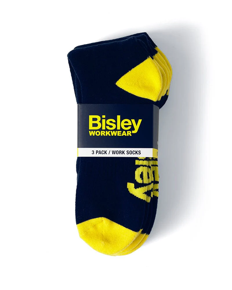 Work Socks 3 Pack - Navy