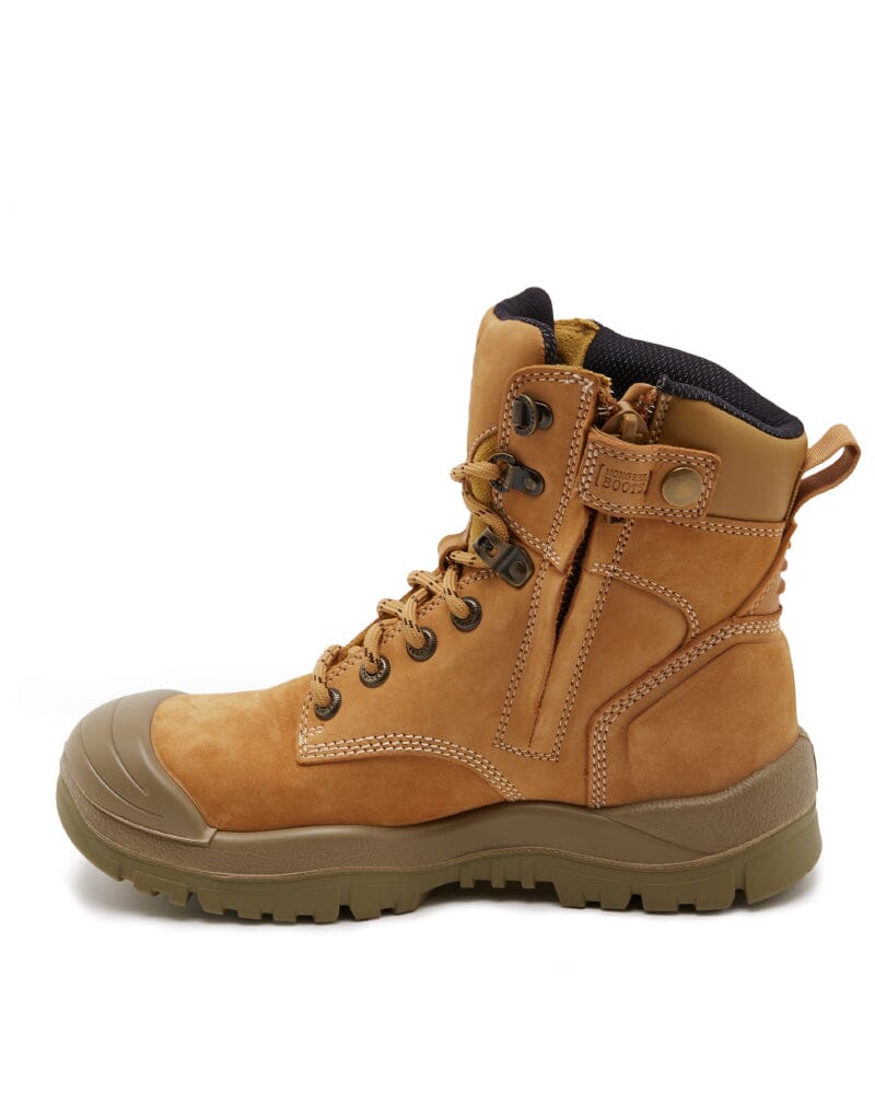 561 High Leg Zipsider boot with scuff cap - Wheat