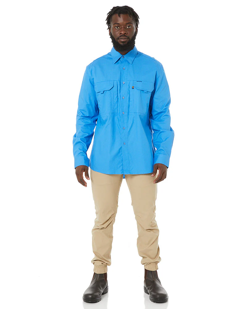 RMX Flexible Fit Utility LS Shirt - Light Blue