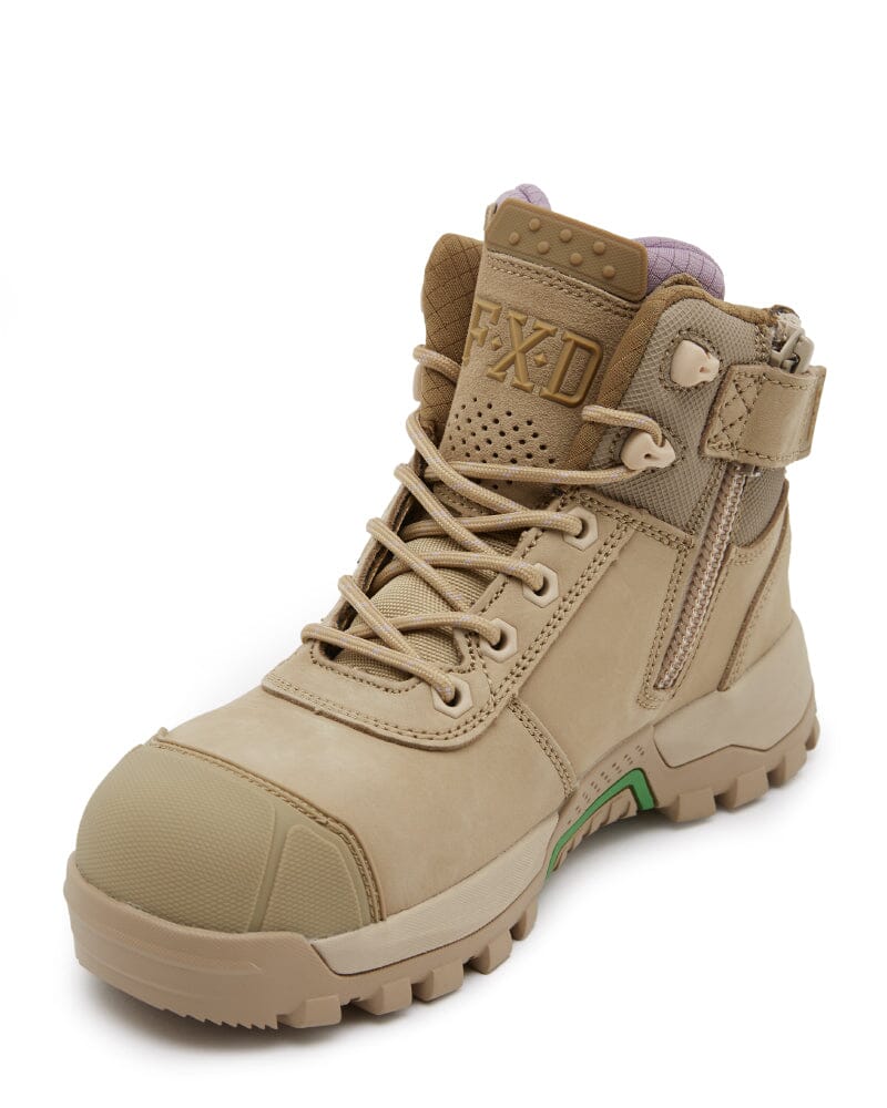 Womens WB-2W Nitrolite Mid Cut Work Boot - Clay/Mauve
