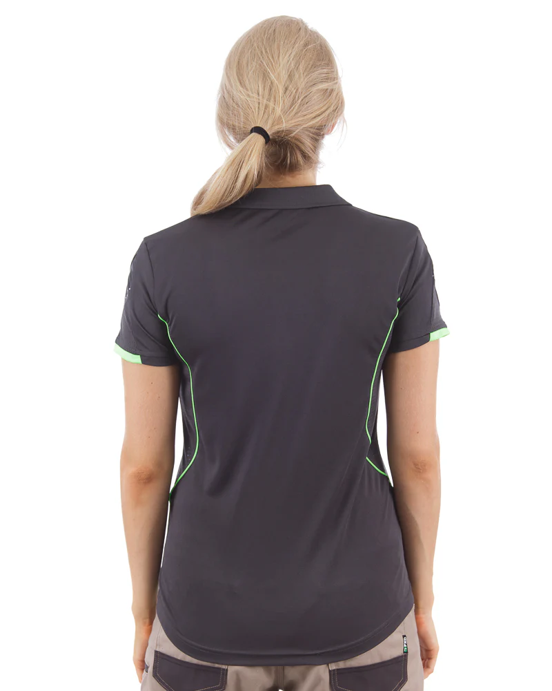Razor Ladies Polo - Grey/Fluoro