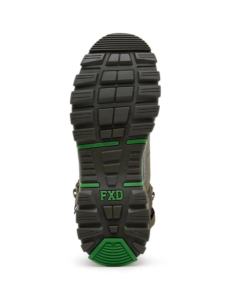 WB-6 Mid Cut Safety Boot - Military Green