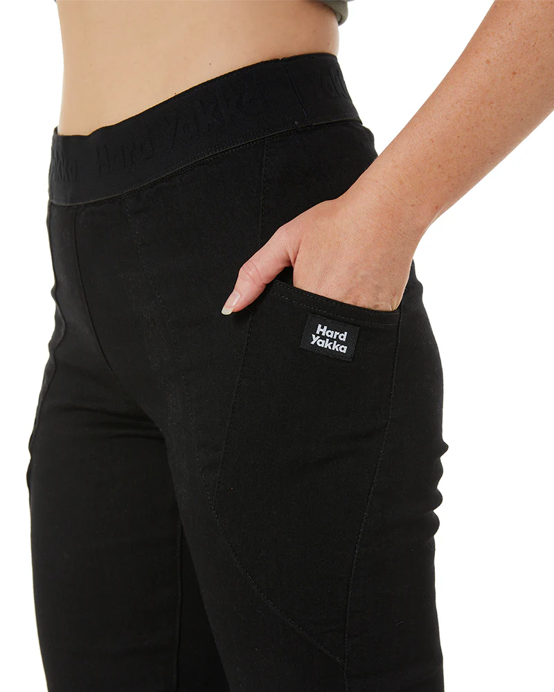 Womens Gladiator Jeggings - Black