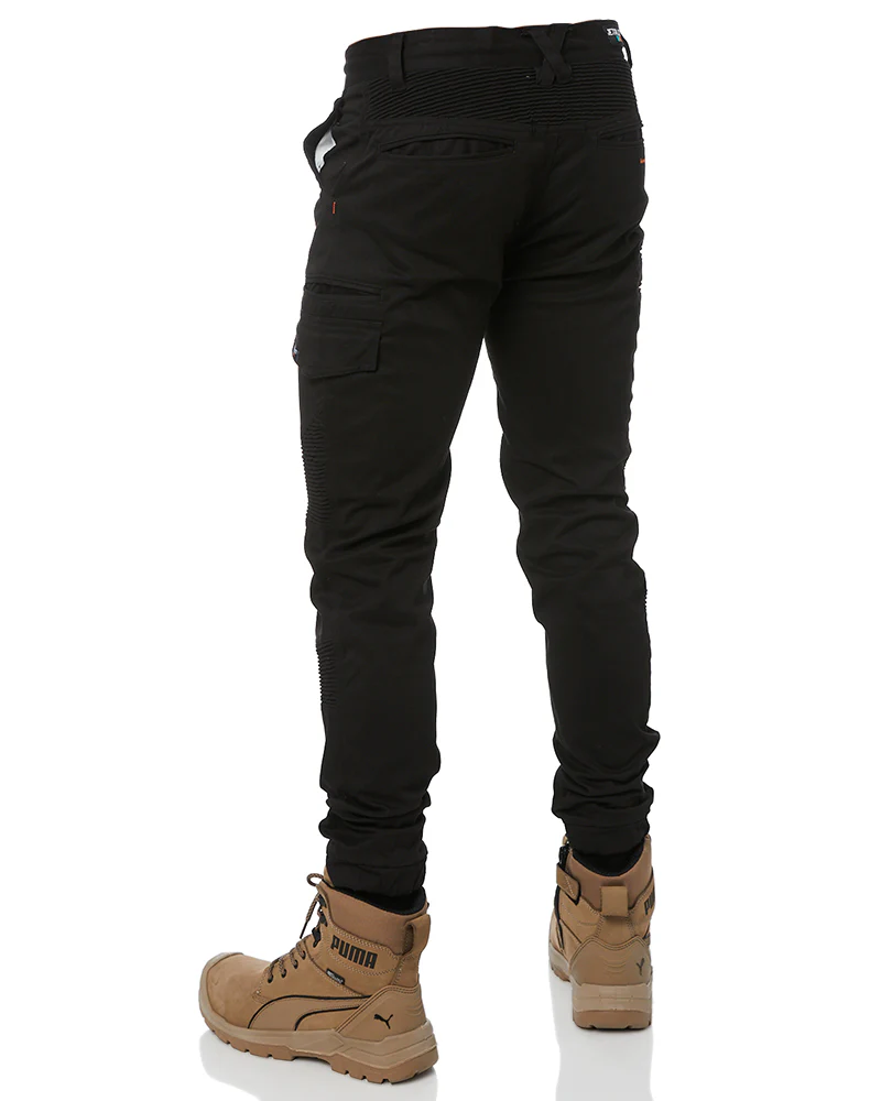Corrugated Stretch Pant - Black