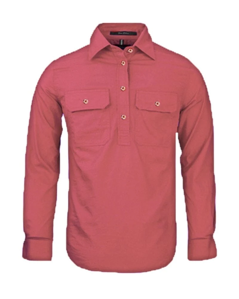 Ladies Closed Front Shirt LS - Canyon