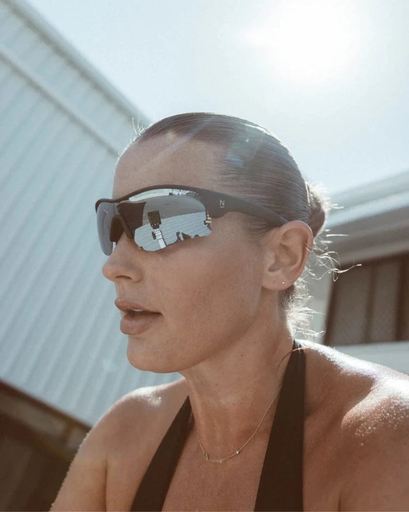 Rev Polarised Safety Glasses - Silver Mirror