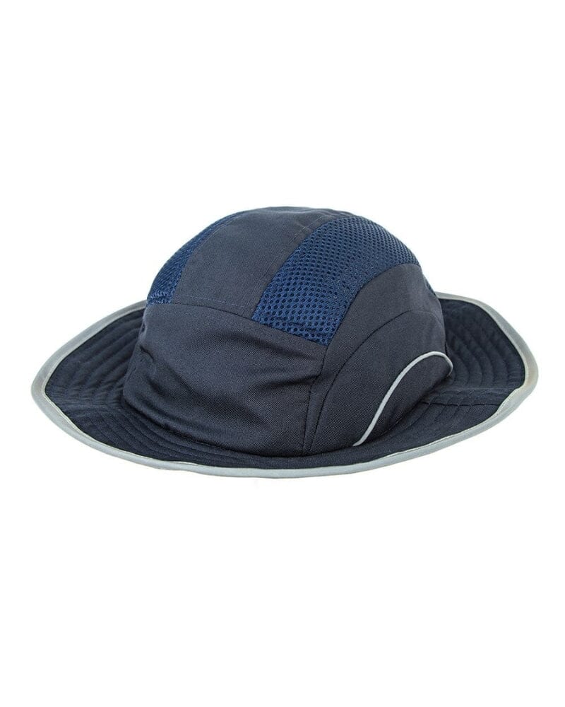 Bump Cap Wide Brim - Navy