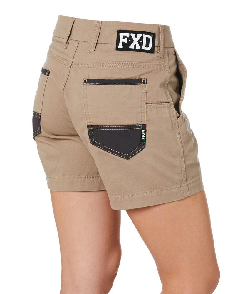 WS-2W Ladies Lightweight Work Shorts - Khaki