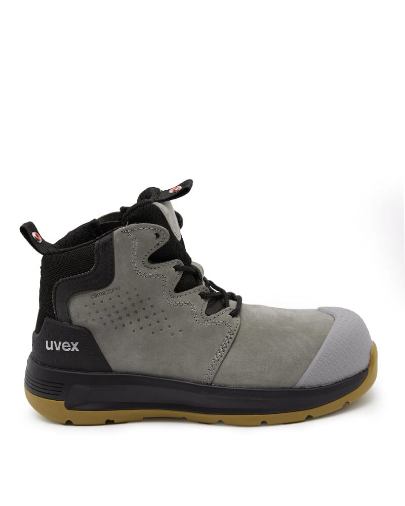 2 x-flow Zip Side Safety Boot - Wolf Grey