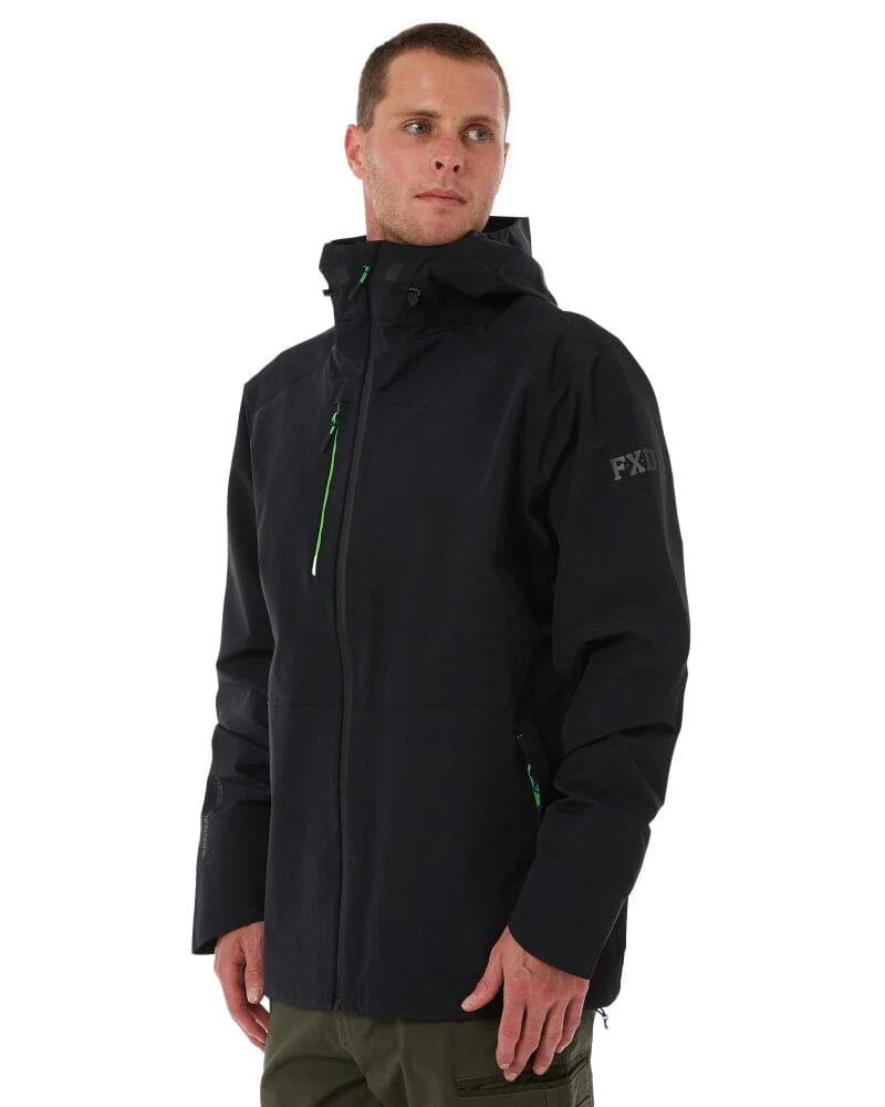 WO-2 Three Layer Waterproof Jacket - Black