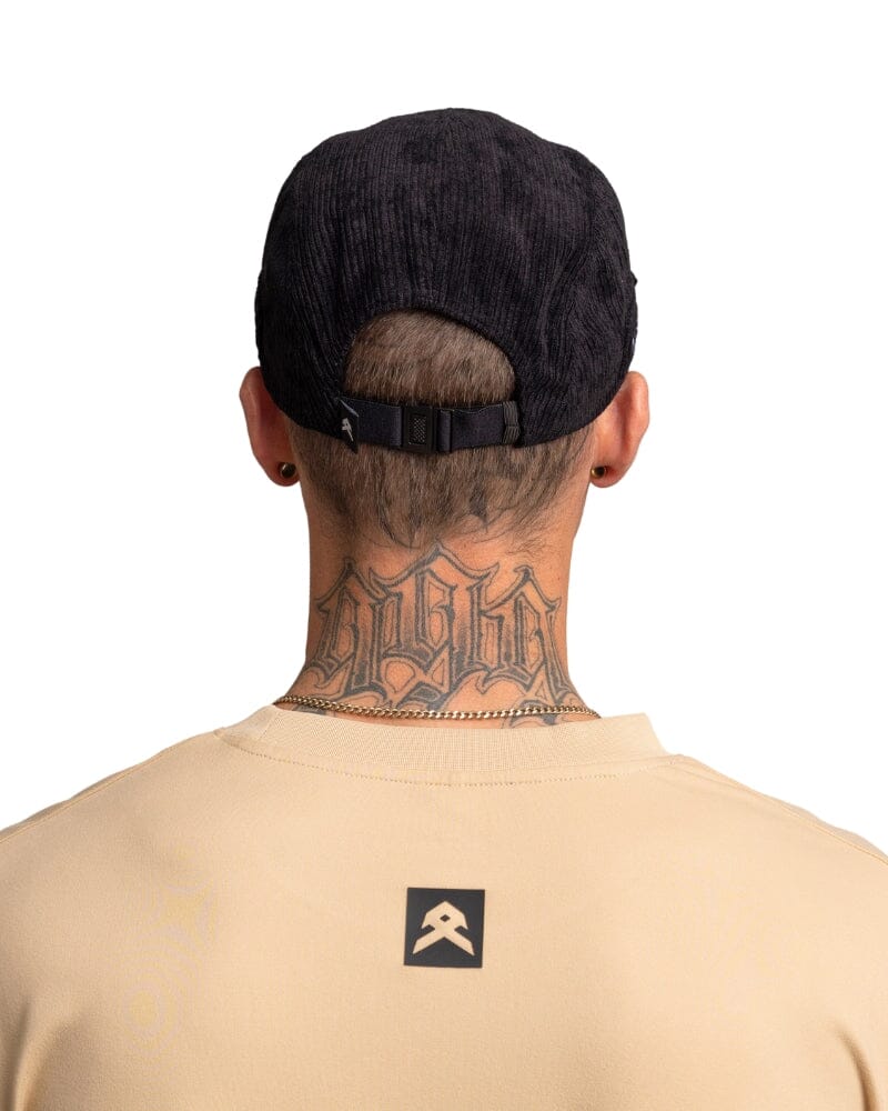 Cordory 5 Panel Hat - Black