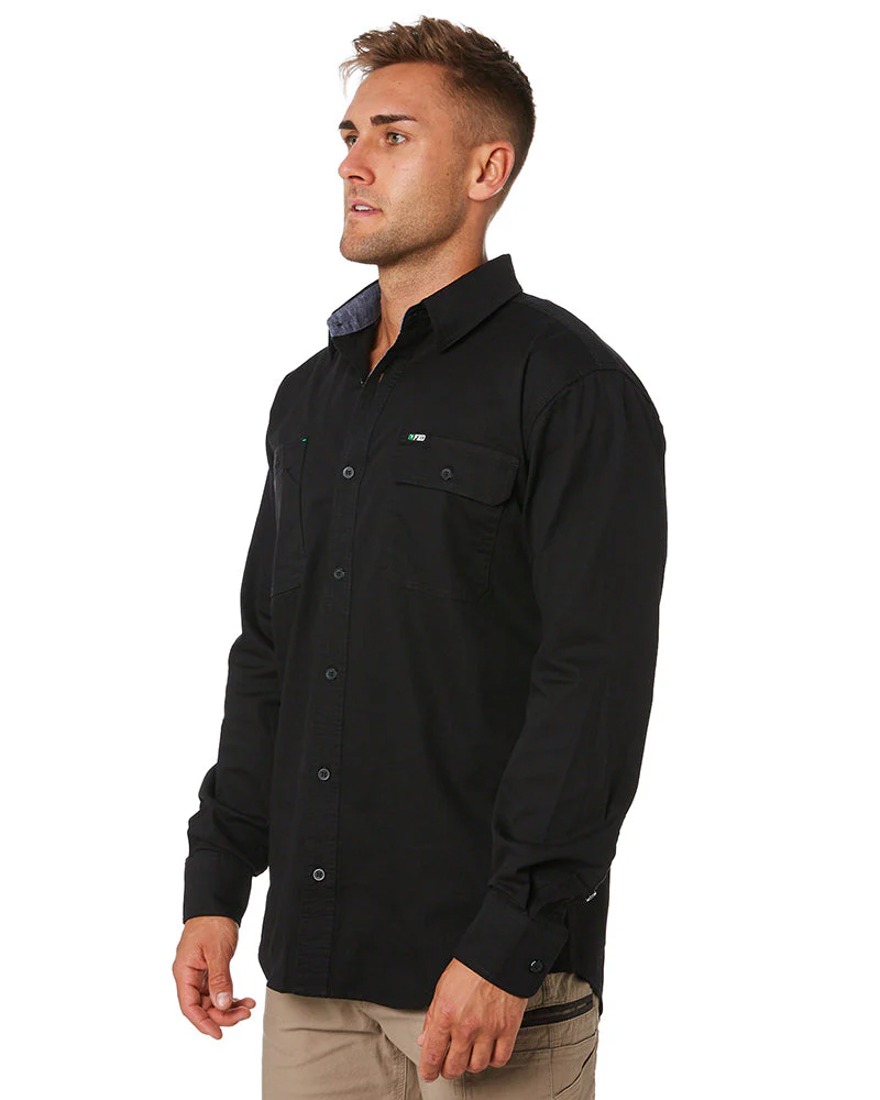LSH-1 Stretch Work Shirt LS - Black