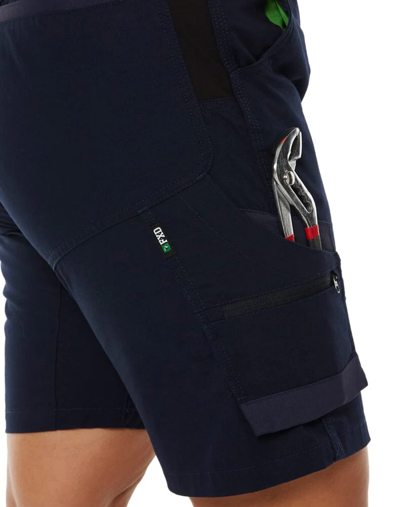 WS-5W Womens Stretch Ripstop Work Short - Navy
