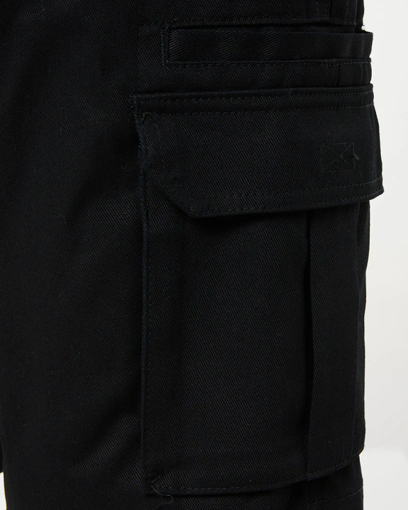 8 Pocket Cargo Short - Black