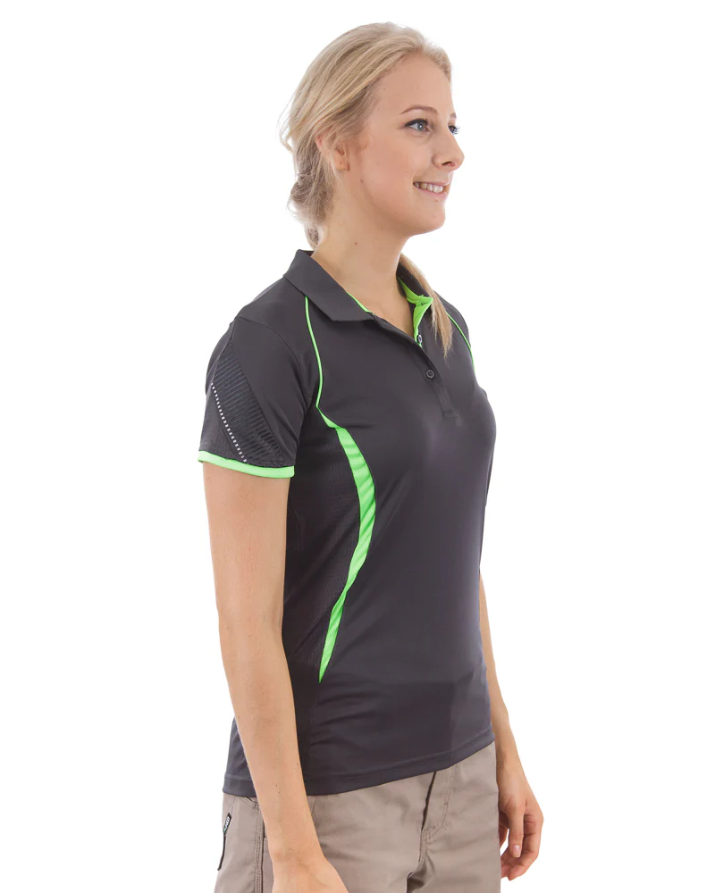 Razor Ladies Polo - Grey/Fluoro