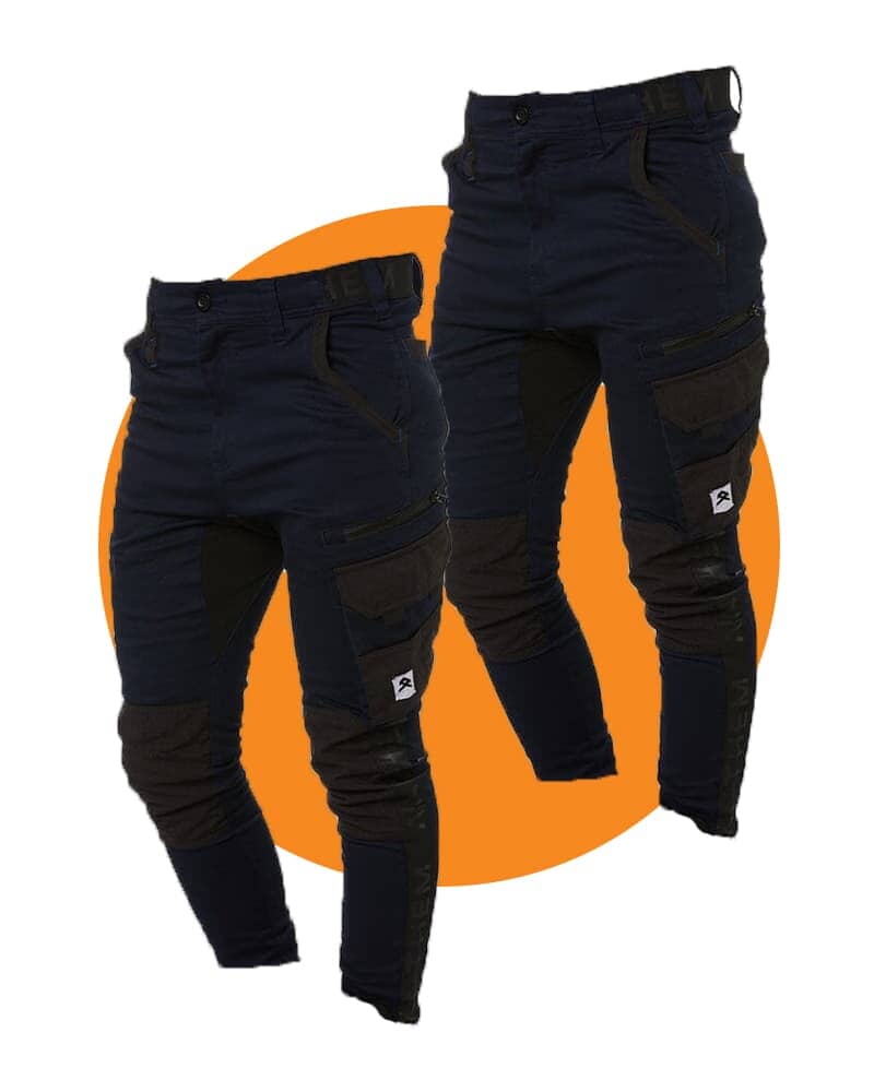 Tradies Victory Pant Twin Value Pack - Navy