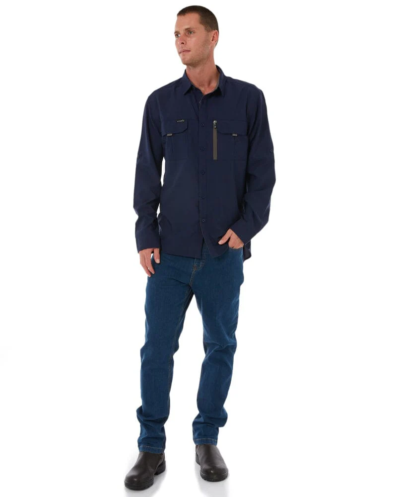 Outdoor Long Sleeve Shirt - Navy