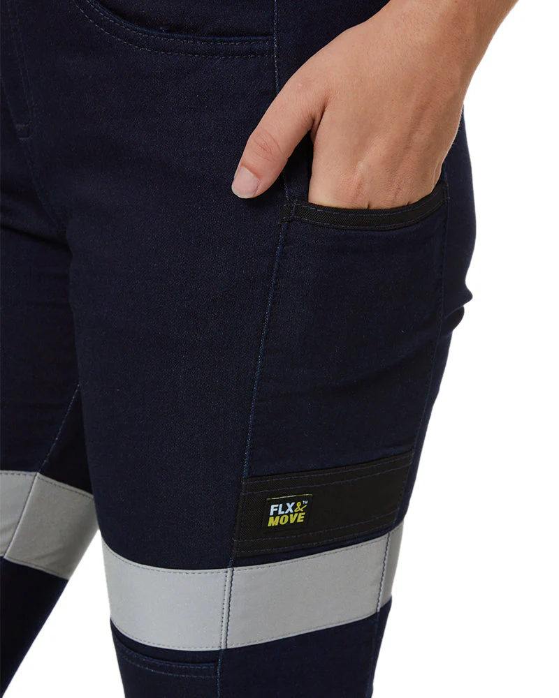 Women's Flex and Move Biomotion Taped Jeggings - Navy