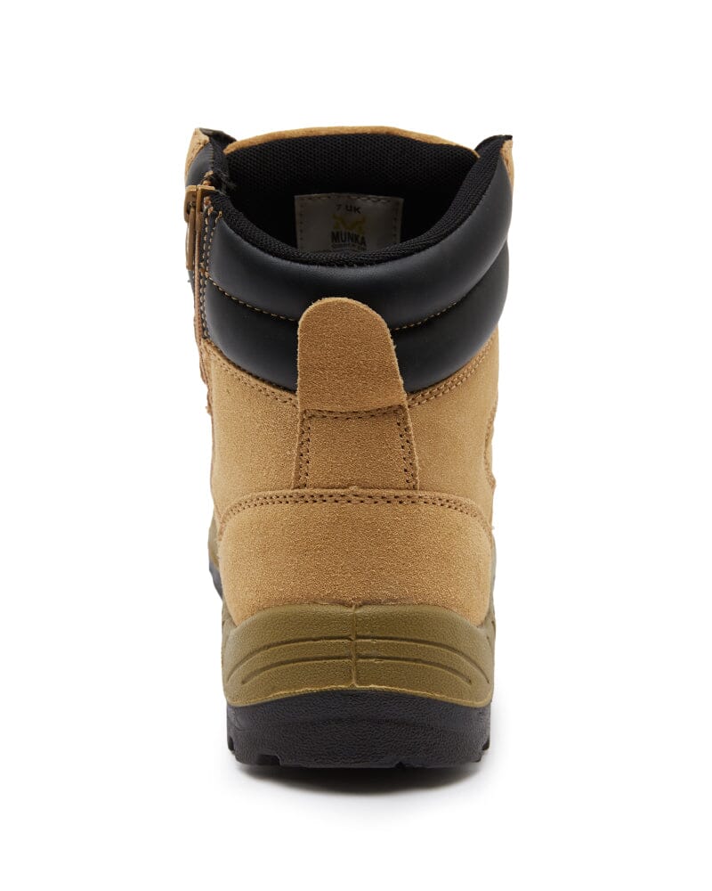 Girder Zip Safety Boot - Wheat