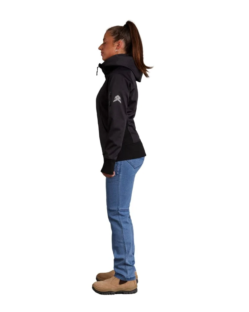Womens Tech Stretch Soft Shell Jacket - Black