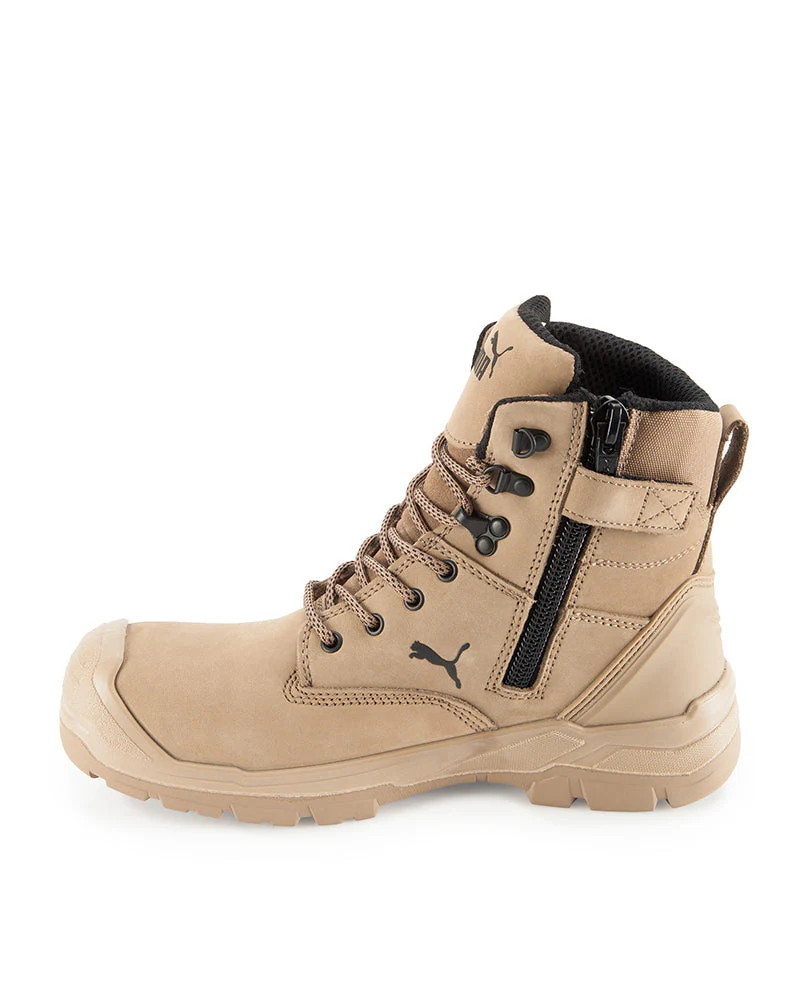 Ladies Conquest Waterproof Safety Boot - Stone