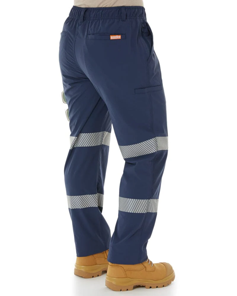 Tradies Womens Z-Lite Comfort Taped Pant 2 Value Pack - Navy