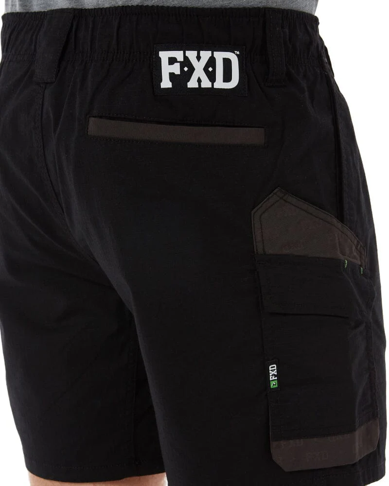 WS-7 Elastic Waist Stretch Utility Short - Black