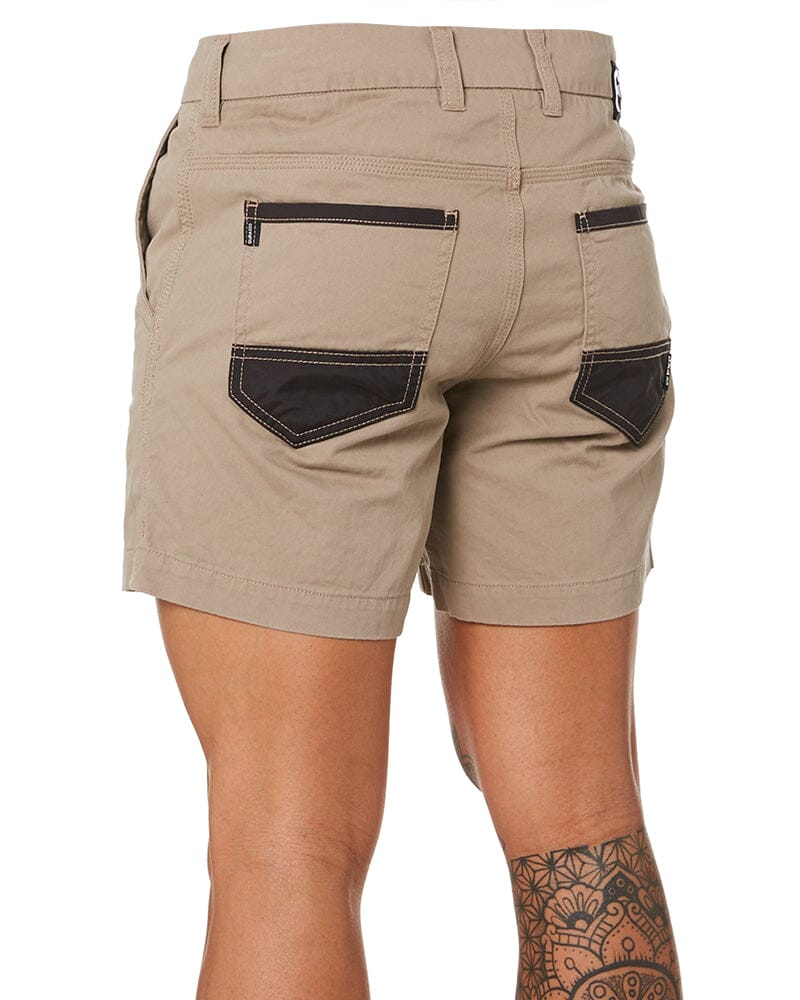 Tradies WS-2 Lightweight Work Shorts 4 Value Pack - Khaki
