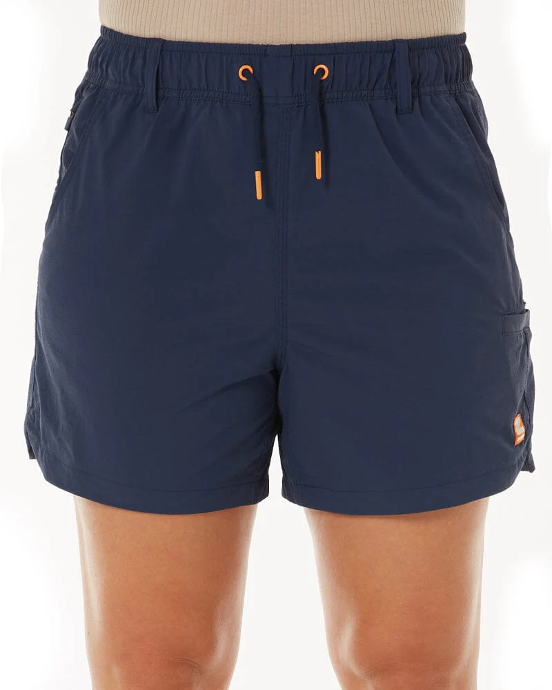 Tradies Womens Z-Lite Comfort Short 2 Value Pack - Navy