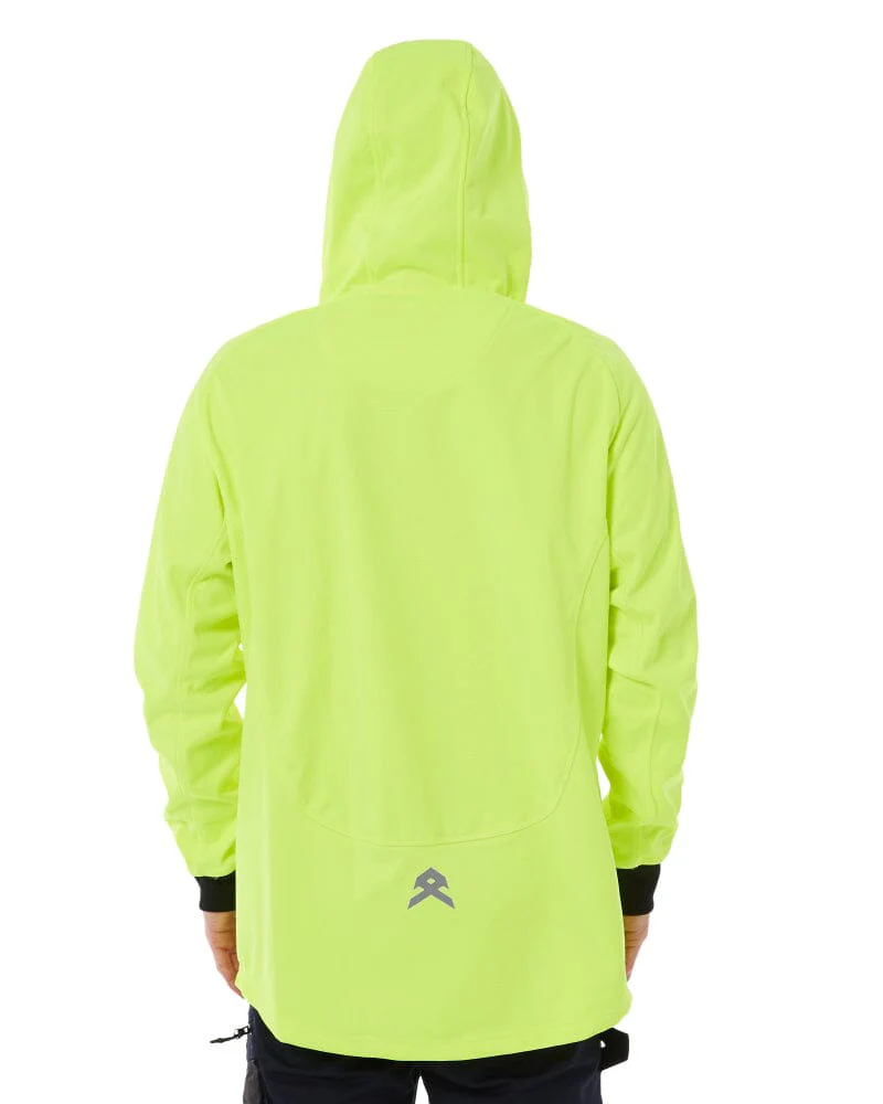 Tech Stretch Soft Shell Jacket - Hi Vis Yellow