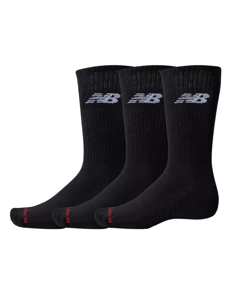 Everyday Crew Sock 3pk - Black