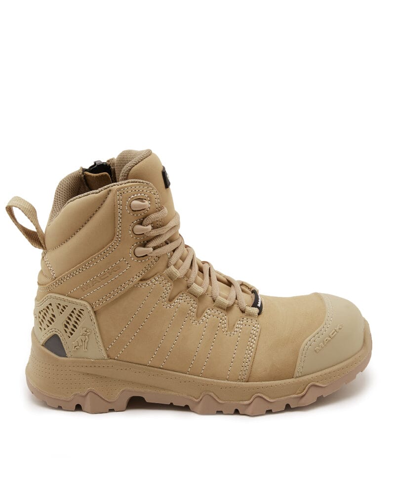 Octane 2.0 Zip Side Safety Boot - Sand