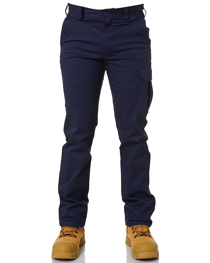 Basic Stretch Cargo Pant - Navy